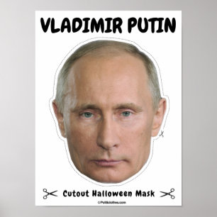 Wladimir Putin Halloweenmaske Poster