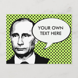 Wladimir Putin -- Internationaler Führer -.png Postkarte