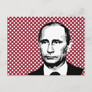 Wladimir Putin -- Internationaler Führer -.png Postkarte