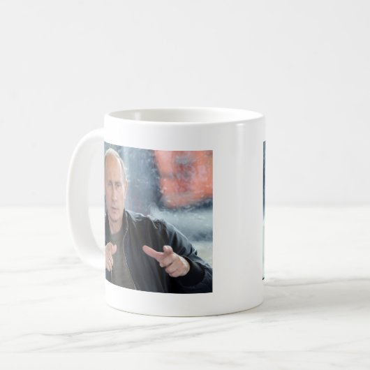 Wladimir Putin Kaffeetasse (Vorderseite Links)