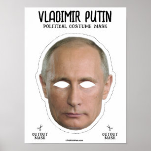 Wladimir Putin Kostümmaske Poster