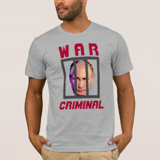 Wladimir Putin Krieg Kriminelle hinter Bars T-Shirt