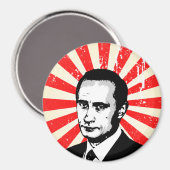 Wladimir Putin Magnet (Vorderseite/Rückseite)