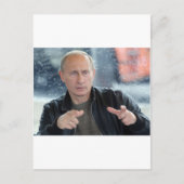 Wladimir Putin Postkarte (Vorderseite)