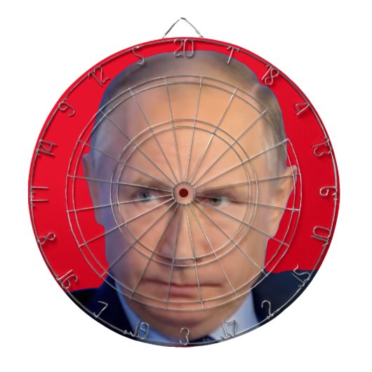 Wladimir Putin Präsident des russischen Dart Board Dartscheibe (vorne)