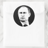 Wladimir Putin Runder Aufkleber (Tasche)