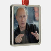 Wladimir Putin Silbernes Ornament (Rechts)
