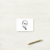 Wladimir Putin-Silhouette Post-it Klebezettel (Auf Schreibtisch)