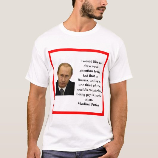 Wladimir Putin T-Shirt (Vorderseite)