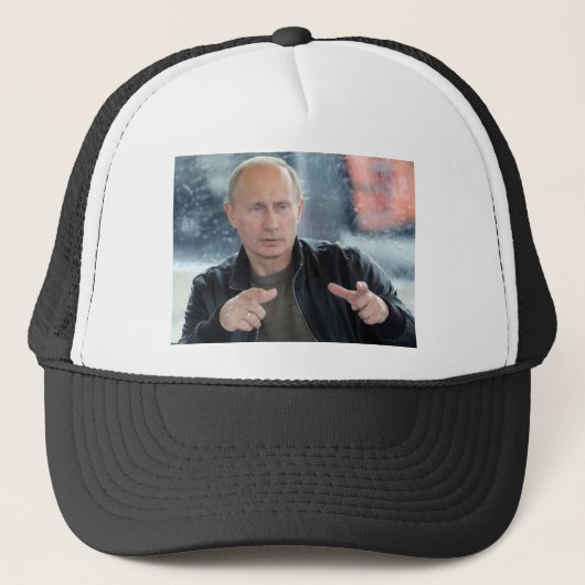 Wladimir Putin Truckerkappe (Vorderseite)