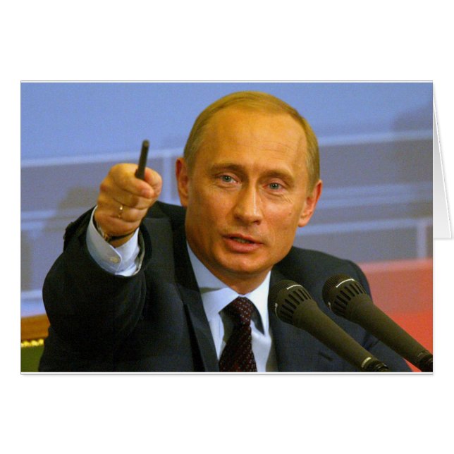 Wladimir Putin will, diesem Mann einen Keks zu geb (Vorderseite (Horizontal))