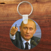 Wladimir Putin will, diesem Mann einen Keks zu geb Schlüsselanhänger (Vorderseite)