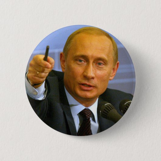 Wladimir Putin will, um diesem Mann ein Plätzchen Button (Vorderseite)