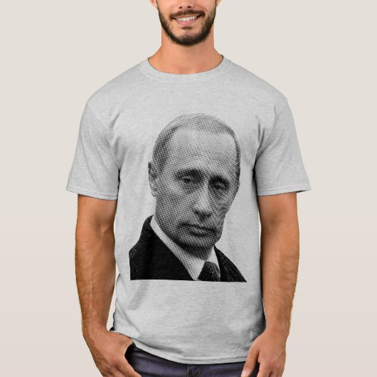 Wladimir Putin (Zeitungs-Druck) T-Shirt (Vorderseite)