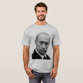 Wladimir Putin (Zeitungs-Druck) T-Shirt (Vorne ganz)