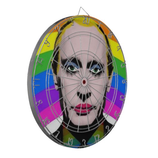 Wladimir Wladimirowitsch Putin Dartscheibe (Vorderseite Links)