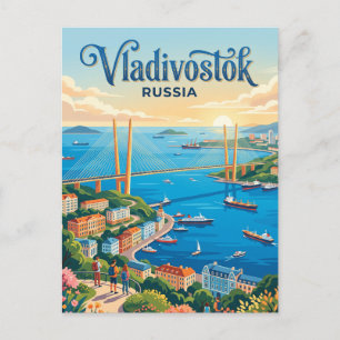 Wladiwostok Russland Postkarte
