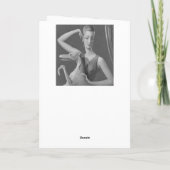 Wladyslaw Theodore Benda Dankeskarte (Rückseite)