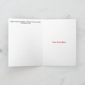 Wladyslaw Theodore Benda Dankeskarte (Innenseite)