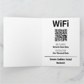 WLAN-Anleitung mit QR-Code Karte (Innenseite)