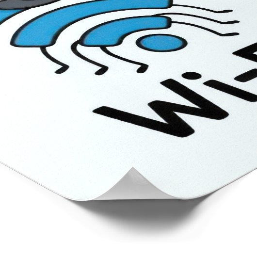 WLAN Internet Poster (Ecke)