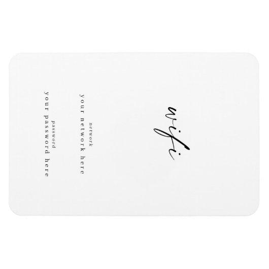 WLAN-Kühlschrank-Magnet Magnet (Horizontal)