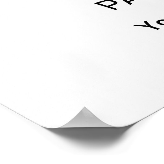 WLAN-Netzwerk mit eigener Marke und Kennwort weiß Poster (Ecke)