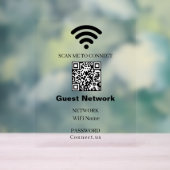 WLAN-Passwort-QR-Acrylschild Acrylschild (Neutral)