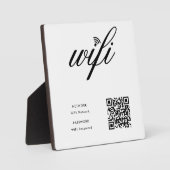 WLAN-QR-Code für benutzerdefinierte Markenbezeichn Fotoplatte (Vorderseite)