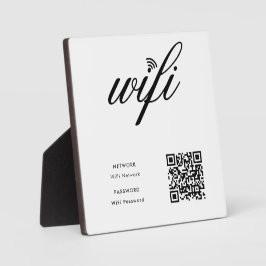 WLAN-QR-Code für benutzerdefinierte Markenbezeichn Fotoplatte