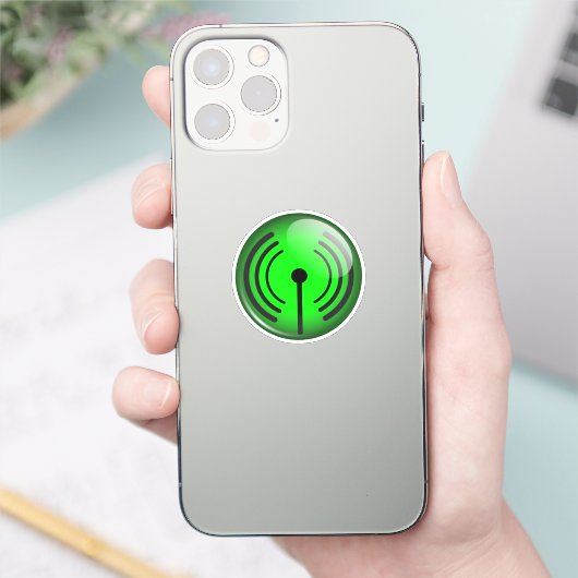 WLAN-Symbol Aufkleber (Telefon)