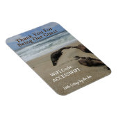 WLAN-Zugangscode Strandhaus Küstenhaus Magnet (Rechte Seite)