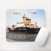WLB 211 Oak-Mousepad Mousepad (Mit Mouse)