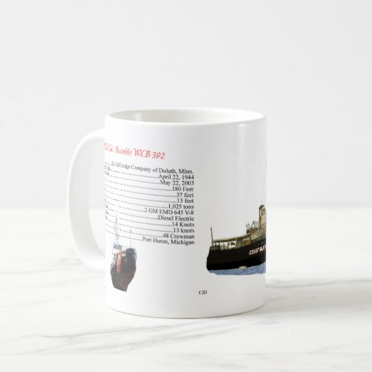 WLB 392 Brombeerstrauch Kaffeetasse (Vorderseite Links)