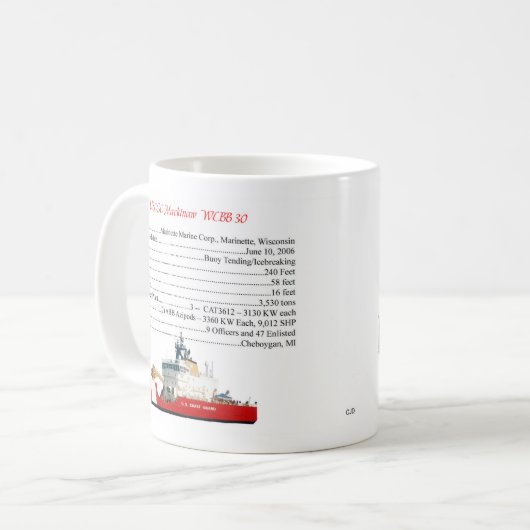 WLBB 30 Mackinaw-Tasse Kaffeetasse (Vorderseite Links)
