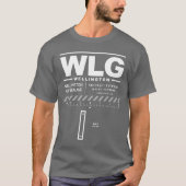 WLG T - Shirt Wellington Airport (Vorderseite)