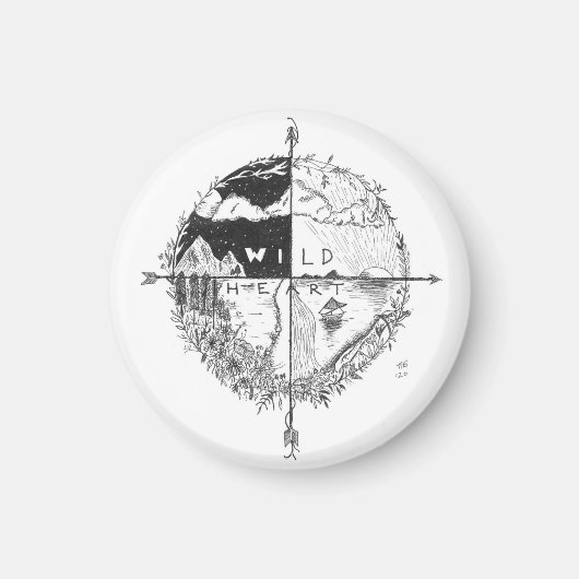 Wlid Heart Magnet (Vorne)