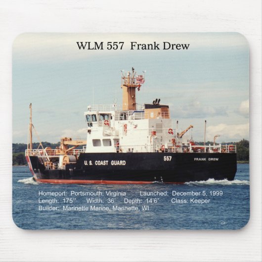 WLM 557 Frank Gezeichnet Mousepad (Vorne)