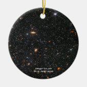 WLM James Webb Space Telescope Hi-Res Christmas Keramik Ornament (Vorne)