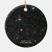 WLM James Webb Space Telescope Hi-Res Christmas Keramik Ornament (Hinten)