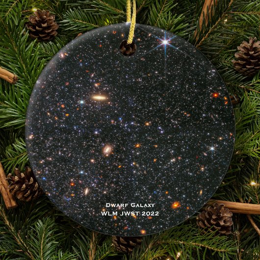 WLM James Webb Space Telescope Hi-Res Christmas Keramik Ornament