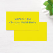 WLPU 91.1 FM Werbekarten (Schreibtisch)