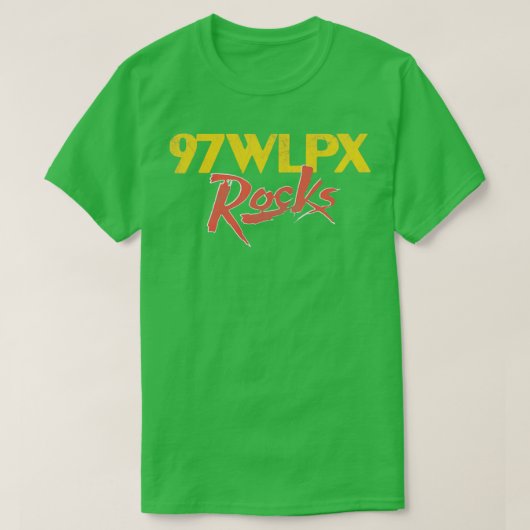 WLPX Milwaukee Wisconsin 70er Radiostation T-Shirt (Design vorne)