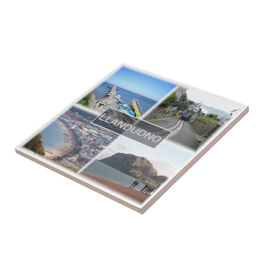 WLS006 LLANDUDNO, Wales Fliese (Seite)
