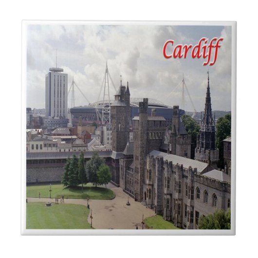 WLS016 CARDIFF, FLIESE (Vorderseite)