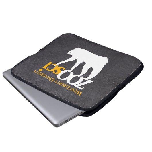 WLU Zoo Science 15" Laptop-Sieb Laptopschutzhülle (Vorne Knopf)