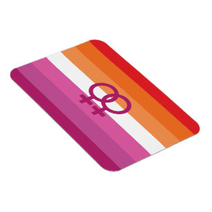 WLW-Lesbenstolzflagge Magnet