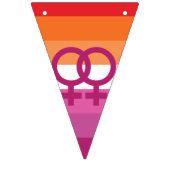 WLW Lesbische Flagge (Zweite Fahne)