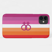 WLW Lesbische Flagge Case-Mate iPhone Hülle (Rückseite (Horizontal))