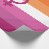 WLW Lesbische Flagge Geschenkpapier (Ecke)